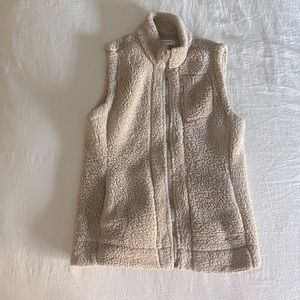 Calvin Klein Beige Sherpa Vest